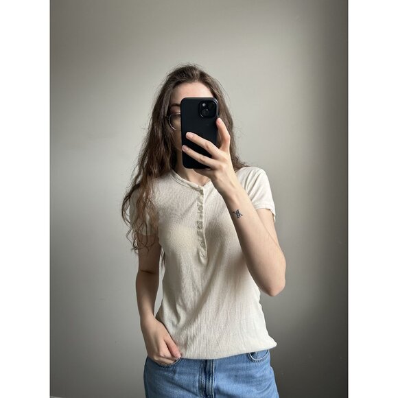 Standard James Perse T-Shirt Size 2 – Soft Cotton Classic Crewneck Premium Minim - Picture 4 of 7